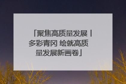 聚焦高质量发展丨多彩青冈 绘就高质量发展新画卷